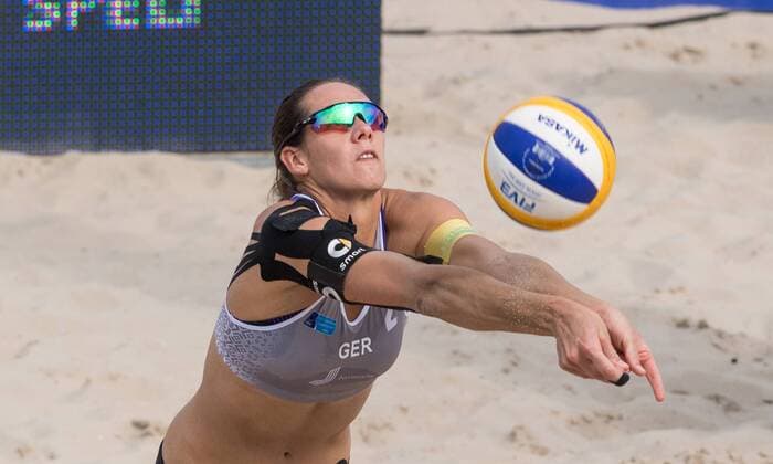2017 CEV Beach volleyball Beachvolleyball European Championship EM Europameisterschaft Final Jurmala am 19.08.2017 Kira WALKENHORST (GER); 2017 CEV Beach Volleyball European Championship Final Jurmala am 19.08.2017, Jurmala (Lettland). xPWx