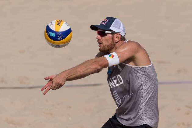 2017 CEV Beach volleyball Beachvolleyball European Championship EM Europameisterschaft Final Jurmala am 19.08.2017 Alexander BROUWER (NED); 2017 CEV Beach Volleyball European Championship Final Jurmala am 19.08.2017, Jurmala (Lettland). xPWx