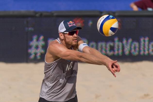 2017 CEV Beach volleyball Beachvolleyball European Championship EM Europameisterschaft Final Jurmala am 19.08.2017 Alexander BROUWER (NED); 2017 CEV Beach Volleyball European Championship Final Jurmala am 19.08.2017, Jurmala (Lettland). xPWx