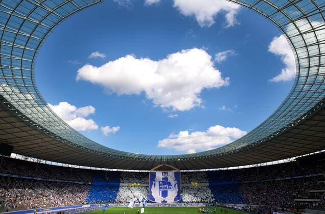 Fussball Bundesliga Berlin 19.08.2017 Olympiastadion Berlin Saison 2017 2018 Erster Spieltag Hertha BSC geg VfB Stuttgart 2 : 0