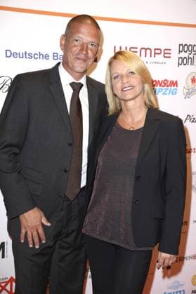 Christian Ziege mit Ehefrau Pia bei der 10. GRK Golf Charity Masters Gala 2017 im Hotel The Westin. Leipzig, 19.08.2017 Foto:xS.xGabschx xFuturexImage