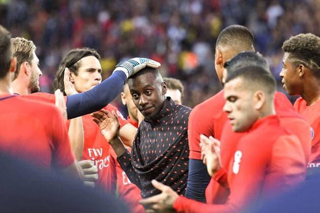 14 BLAISE MATUIDI (psg) FAIT SES ADIEUX AU SUPPORTERS DU PSG FOOTBALL : Paris SG vs Toulouse - Ligue 1 Conforama - 20 08 2017 AnthonyBIBARD FEP Panoramic 