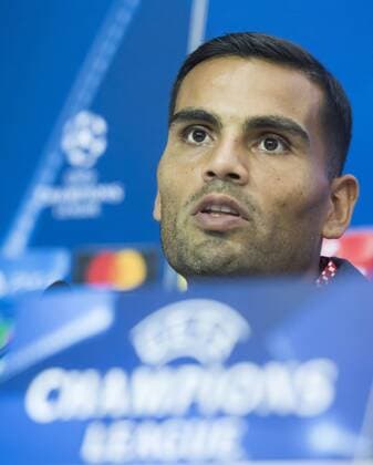 Sevilla FC s player Gabriel Mercado address a press conference PK Pressekonferenz after the team s training session in Seville, south Spain, 21 August 2017. The team prepares for the second leg match against Istanbul Basaksehir Fk during the last round prior the Champios League. Sevilla FC press conference !ACHTUNG: NUR REDAKTIONELLE NUTZUNG!  Copyright: xRAULxCAROx 20170821-636389249521632451