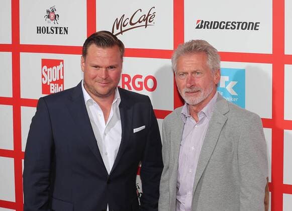 Paul Breitner mit seinem Sohn Max