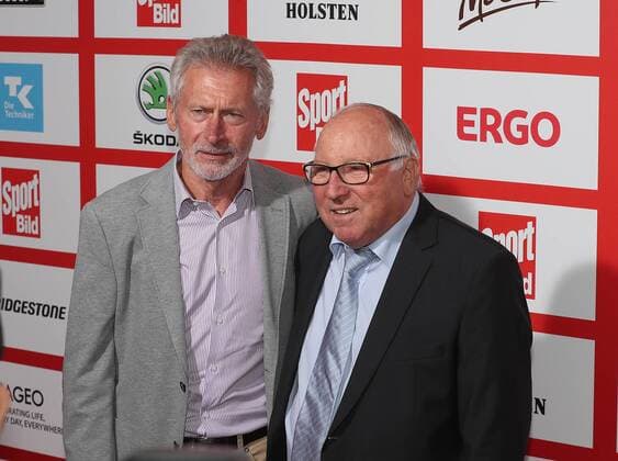 Paul Breitner und Uwe Seeler