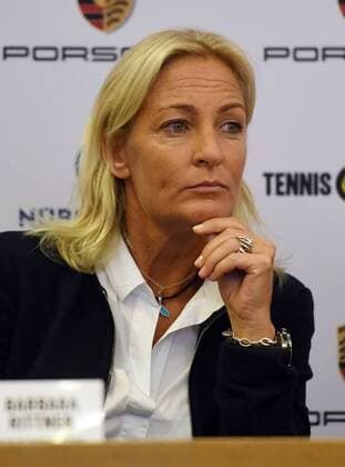 23.08.2017, xjhx, Tennis, Pressekonferenz mit Boris Becker und Barbara Rittner, emspor, v.l. Barbara Rittner (Head of Womans Tennis DTB) Frankfurt am Main