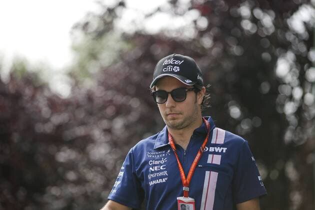 August 24, 2017 - Francorchamps, Belgium - SERGIO PEREZ of Mexico and Sahara Force India F1 team is seen during preparations of the 2017 Formula 1 Belgian Grand Prix in Francorchamps, Belgium. F1 2017 - Belgian Grand Prix - Preparations - ZUMAg147 20170824_zap_g147_007 Copyright: xJamesxGasperottix