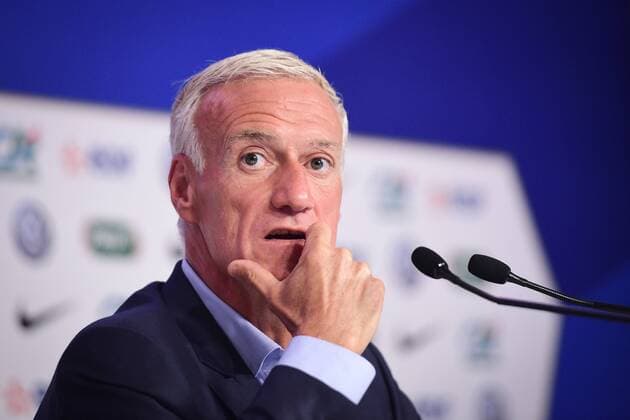 Didier Deschamps - selectionneur (France) FOOTBALL : Conference de presse de Didier Deschamps - siege FFF - 24 08 2017 JBAutissier Panoramic 