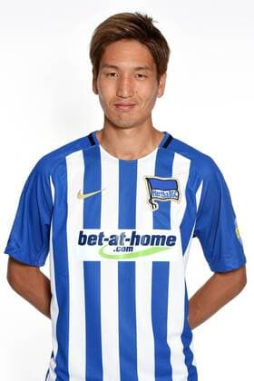 Fussball Berlin 08.07.2017 1. Bundesliga DFL GER Saison 2017 2018 Hertha BSC Berlin Porträttermin 2017 2018 Genki Haraguchi Hertha BSC Portrait