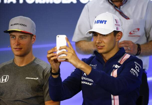 Motorsports: FIA Formula One World Championship WM Weltmeisterschaft 2017, Grand Prix of Belgium, 2 Stoffel Vandoorne (BEL, McLaren Honda), 31 Esteban Ocon (FRA, Sahara Force India F1 Team), Spa-Francorchamps Belgium xHOCHxZWEIx