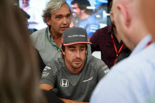 24.08.2017 - Fernando Alonso (ESP) McLaren MCL32 Belgian Grand Prix, Spa-Francorchamps 24 - 27 August 2017 24.08.2017 - Fernando Alonso (ESP) McLaren MCL32 