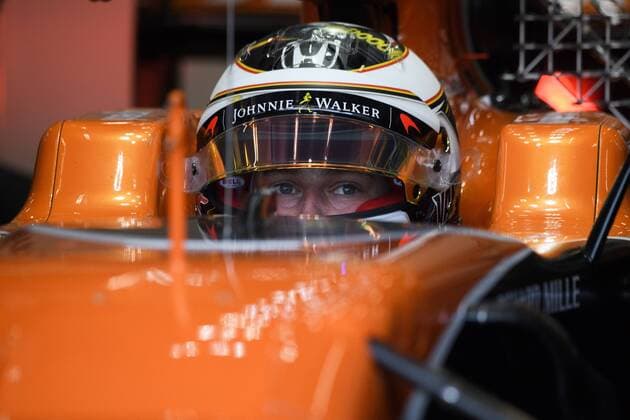 McLaren s Belgian driver Stoffel Vandoorne pictured during the free practice for the Grand Prix F1 of Belgium race, in Spa-Francorchamps, Friday 25 August 2017. The Spa-Francorchamps Formula One Grand Prix takes place this weekend, from August 25th to August 27th. NICOLASxLAMBERT  x05152071x