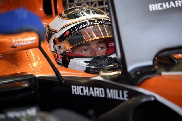 McLaren s Belgian driver Stoffel Vandoorne pictured during the free practice for the Grand Prix F1 of Belgium race, in Spa-Francorchamps, Friday 25 August 2017. The Spa-Francorchamps Formula One Grand Prix takes place this weekend, from August 25th to August 27th. NICOLASxLAMBERT  x05152072x