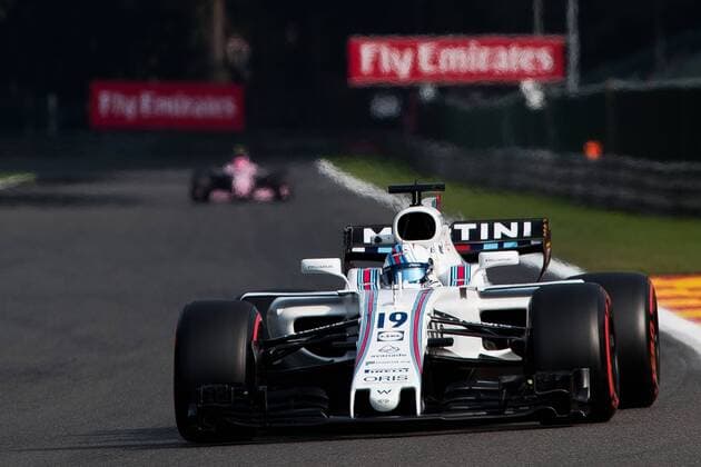 25th August 2017, Circuit de Spa-Francorchamps, Belgium; Belgium Grand Prix, Friday Practice; Felipe MASSA from Brazil of Team Williams Martini Racing, Williams FW40, Mercedes-Benz M08 Hybrid, EQ Power+ during the FP1 xEricxAlonsox  ActionPlus11920258