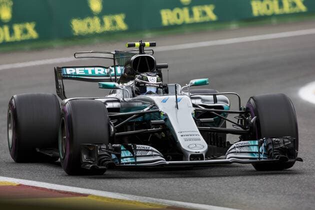 August 25, 2017 - Spa, Belgium - 77 BOTTAS Valtteri from Finland of team Mercedes GP during the Formula One Belgian Grand Prix at Circuit de Spa-Francorchamps on August 25, 2017 in Spa, Belgium. F1 Grand Prix of Belgium - Practice  - ZUMAn230 20170825_zaa_n230_183 Copyright: xXavierxBonillax