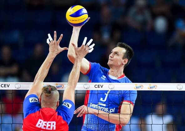 2017.08.25 Szczecin Siatkowka mezczyzn Lotto Mistrzostwa Europy 2017 Czechy - Slowacja N z Emanuel Kohut Foto Lukasz Laskowski PressFocus NEWSPIX.PL 2017.08.25 Szczecin European Men s Volleyball Championships 2017 Czech Republic vs Slovakia Emanuel Kohut Credit: Lukasz Laskowski PressFocus NEWSPIX.PL --- Newspix.pl  20170825_LUK_041
