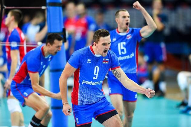 2017.08.25 Szczecin Siatkowka mezczyzn Lotto Mistrzostwa Europy 2017 Czechy - Slowacja N z Peter Mlynarcik Foto Lukasz Laskowski PressFocus NEWSPIX.PL 2017.08.25 Szczecin European Men s Volleyball Championships 2017 Czech Republic vs Slovakia Peter Mlynarcik Credit: Lukasz Laskowski PressFocus NEWSPIX.PL --- Newspix.pl  20170825_LUK_082