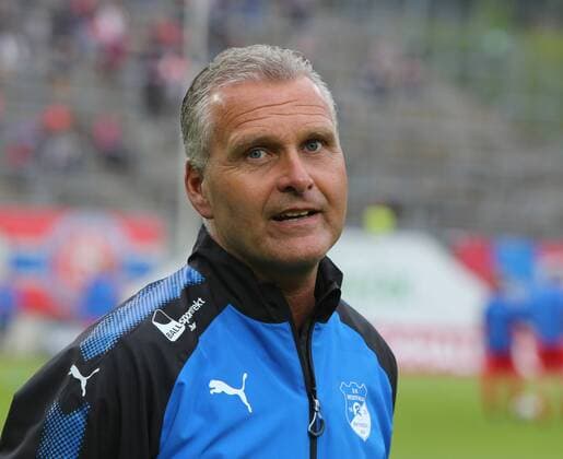 Fußball, Trainerhistorie Westfalia Herne von 1938 bis heute Regionalliga West, Saison 2017 2018, 5. Spieltag Wuppertaler SV - Westfalia Rhynern -- Holger Wortmann ( Trainer Westfalia Rhynern ) Portrait