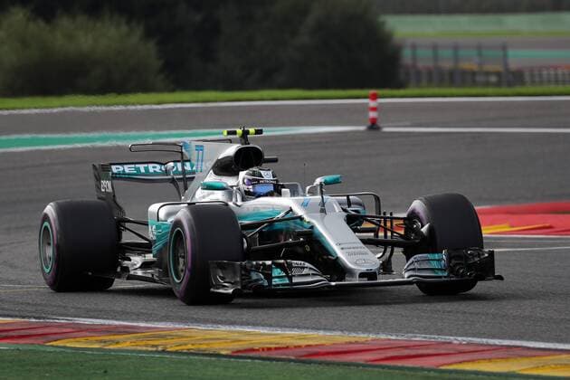 26.08.2017 - Free Practice 3, Valtteri Bottas (FIN) Mercedes AMG F1 W08 Belgian Grand Prix, Spa-Francorchamps 24 - 27 August 2017 26.08.2017 - Free Practice 3, Valtteri Bottas (FIN) Mercedes AMG F1 W08 