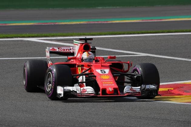26.08.2017 - Free Practice 3, Sebastian Vettel (GER) Scuderia Ferrari SF70H Belgian Grand Prix, Spa-Francorchamps 24 - 27 August 2017 26.08.2017 - Free Practice 3, Sebastian Vettel (GER) Scuderia Ferrari SF70H 