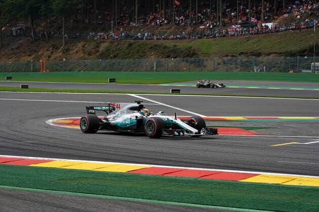 26.08.2017 - Free Practice 3, Lewis Hamilton (GBR) Mercedes AMG F1 W08 Belgian Grand Prix, Spa-Francorchamps 24 - 27 August 2017 26.08.2017 - Free Practice 3, Lewis Hamilton (GBR) Mercedes AMG F1 W08 