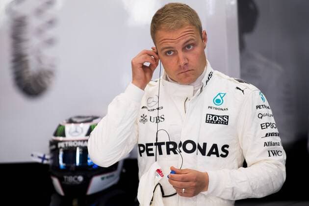 26th August 2017, Circuit de Spa-Francorchamps, Belgium; Belgium Grand Prix, Qualifying Session; Valtteri BOTTAS from Finland of Mercedes-AMG-Petronas Formula One Team, Mercedes F1 M08 Hybrid, EQ Power+ before the FP3 session xEricxAlonsox  ActionPlus11920825