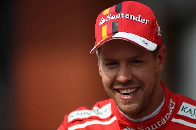 26.08.2017 - Qualifying, 2nd place Sebastian Vettel (GER) Scuderia Ferrari SF70H Belgian Grand Prix, Spa-Francorchamps 24 - 27 August 2017 26.08.2017 - Qualifying, 2nd place Sebastian Vettel (GER) Scuderia Ferrari SF70H 