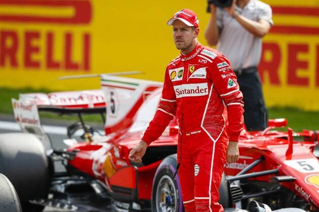 Motorsports: FIA Formula One World Championship WM Weltmeisterschaft 2017, Grand Prix of Belgium, 5 Sebastian Vettel (GER, Scuderia Ferrari), Spa-Francorchamps Belgium xHOCHxZWEIx
