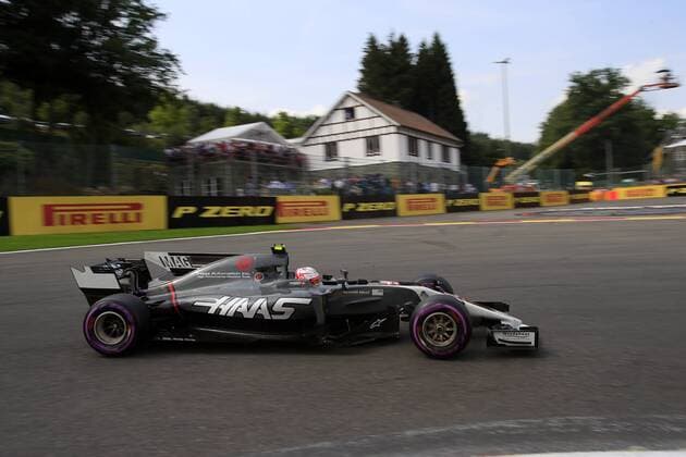 26.08.2017 - Qualifying, Kevin Magnussen (DEN) Haas F1 Team VF-17 Belgian Grand Prix, Spa-Francorchamps 24 - 27 August 2017 26.08.2017 - Qualifying, Kevin Magnussen (DEN) Haas F1 Team VF-17 