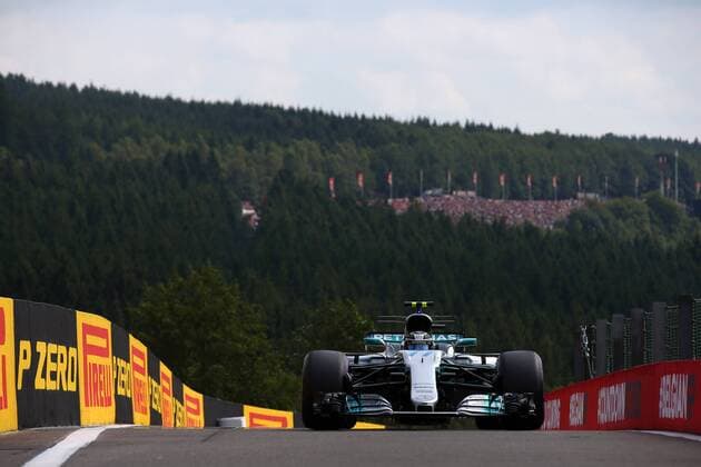 26.08.2017 - Qualifying, Valtteri Bottas (FIN) Mercedes AMG F1 W08 Belgian Grand Prix, Spa-Francorchamps 24 - 27 August 2017 26.08.2017 - Qualifying, Valtteri Bottas (FIN) Mercedes AMG F1 W08 