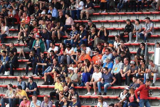 26th August 2017, Circuit de Spa-Francorchamps, Belgium; Belgium Grand Prix, Qualifying Session; Fans xOctanex  ActionPlus11921070