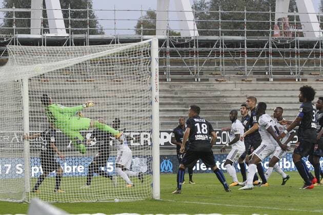 But de Moussa Konate FOOTBALL : Amiens SC vs OGC Nice - Ligue 1 Conforama - 4eme journee - 26 08 2017 MichaelBaucher Panoramic 