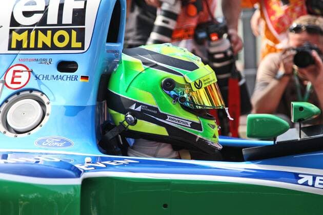 Mick Schumacher im Benetton aus dem Jahr 1992, Grosser Preis von Belgien 2017, Rennen, Motorsport, Formel 1, 27.08.2017, Spa Francorchamps Copyright: xNeisx Eibner-Pressefotox EP_ans