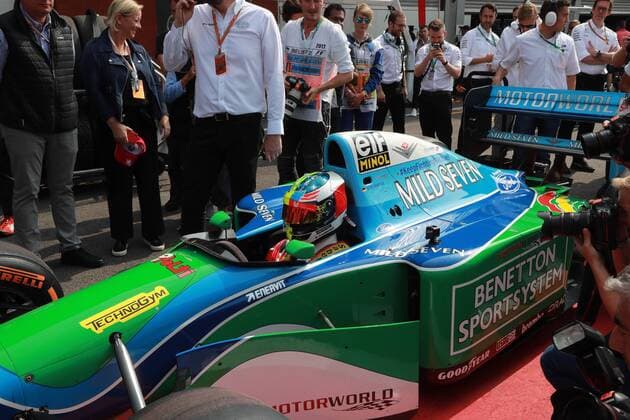 27.08.2017 - 25th anniversary of Michael Schumacher s first victory in Formula, Mick Schumacher (GER) son of Michael Schumacher (GER) Belgian Grand Prix, Spa-Francorchamps 24 - 27 August 2017 27.08.2017 - 25th anniversary of Michael Schumacher s first victory in Formula, Mick Schumacher (GER) son of Michael Schumacher (GER) 