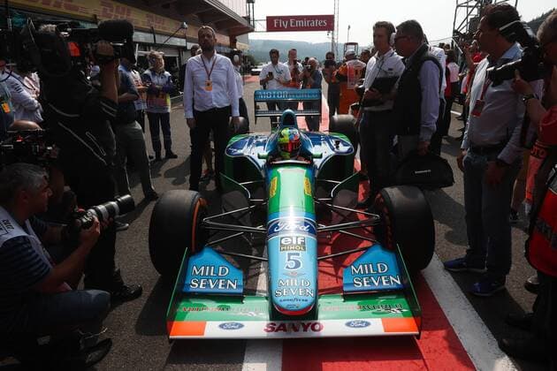 27th August 2017, Circuit de Spa-Francorchamps, Belgium; Belgium Grand Prix, Race Day; Mick Schumacher son of Michael Schumacher drives the car of his father xEricxAlonsox  ActionPlus11922257