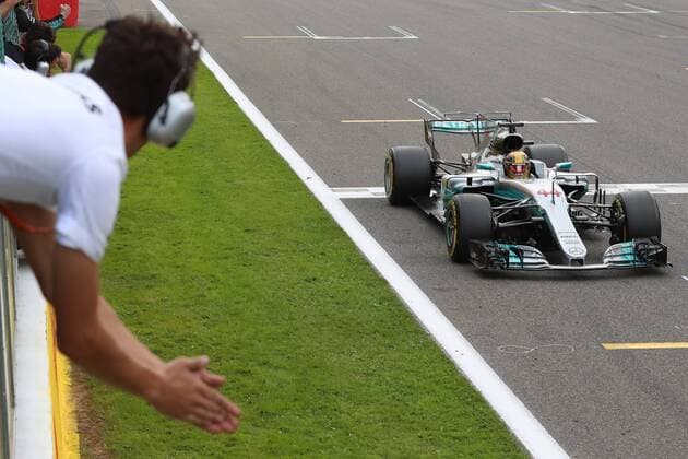 Mercedes British driver Lewis Hamilton wins the Spa-Francorchamps Formula One Grand Prix of Belgium race, in Spa-Francorchamps, Sunday 27 August 2017. BENOITxDOPPAGNE  x05153219x