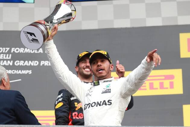 Motorsports: FIA Formula One World Championship WM Weltmeisterschaft 2017, Grand Prix of Belgium, 44 Lewis Hamilton (GBR, Mercedes AMG Petronas F1 Team), Spa-Francorchamps Belgium xHOCHxZWEIx