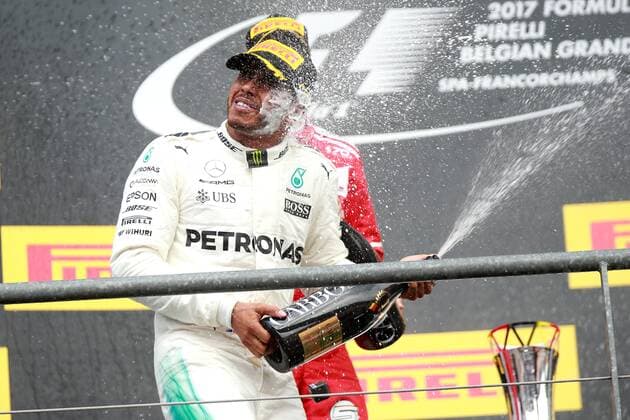 Motorsports: FIA Formula One World Championship WM Weltmeisterschaft 2017, Grand Prix of Belgium, 44 Lewis Hamilton (GBR, Mercedes AMG Petronas F1 Team), Spa-Francorchamps Belgium xHOCHxZWEIx