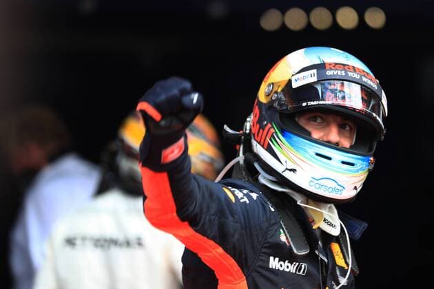 27th August 2017, Circuit de Spa-Francorchamps, Belgium; Belgium Grand Prix, Race Day. Daniel Ricciardo - Red Bull Racing RB13 finshes 3rd xOctanex  ActionPlus11922504