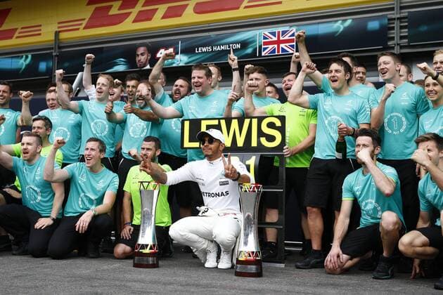 Motorsports: FIA Formula One World Championship WM Weltmeisterschaft 2017, Grand Prix of Belgium, 44 Lewis Hamilton (GBR, Mercedes AMG Petronas F1 Team), Spa-Francorchamps Belgium xHOCHxZWEIx