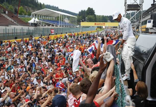 Motorsports: FIA Formula One World Championship WM Weltmeisterschaft 2017, Grand Prix of Belgium, 44 Lewis Hamilton (GBR, Mercedes AMG Petronas F1 Team), Spa-Francorchamps Belgium xHOCHxZWEIx