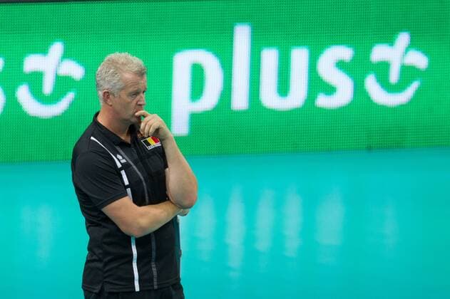 KATOWICE 27.08.2017 SIATKOWKA CEV MISTRZOSTWA EUROPY W PILCE SIATKOWEJ MEZCZYZN LOTTO EUROVOLLEY POLAND 2017 CEV VOLLEYBALL European Championship EM Europameisterschaft MEN BELGIUM - TURKEY BELGIA - TURCJA NZ. VITAL HEYNEN TRENER HEAD COACH (BEL) FOT. MICHAL CHWIEDUK FOKUSMEDIA.COM.PL NEWSPIX.PL --- Newspix.pl  170827CHW067