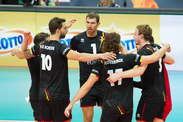 KATOWICE 27.08.2017 SIATKOWKA CEV MISTRZOSTWA EUROPY W PILCE SIATKOWEJ MEZCZYZN LOTTO EUROVOLLEY POLAND 2017 CEV VOLLEYBALL European Championship EM Europameisterschaft MEN BELGIUM - TURKEY BELGIA - TURCJA NZ. BRAM VAN DER DRIES (BEL) FOT. MICHAL CHWIEDUK FOKUSMEDIA.COM.PL NEWSPIX.PL --- Newspix.pl  170827CHW076