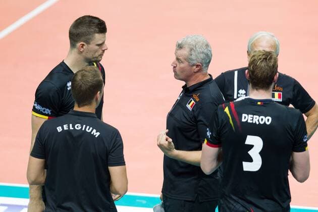 KATOWICE 27.08.2017 SIATKOWKA CEV MISTRZOSTWA EUROPY W PILCE SIATKOWEJ MEZCZYZN LOTTO EUROVOLLEY POLAND 2017 CEV VOLLEYBALL European Championship EM Europameisterschaft MEN BELGIUM - TURKEY BELGIA - TURCJA NZ. VITAL HEYNEN TRENER HEAD COACH (BEL) FOT. MICHAL CHWIEDUK FOKUSMEDIA.COM.PL NEWSPIX.PL --- Newspix.pl  170827CHW083