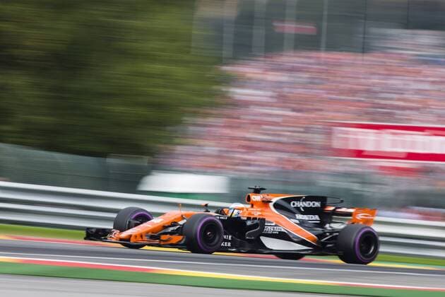 August 27, 2017 - Spa, Belgium - 14 ALONSO Fernando from Spain from McLaren Honda during the Formula One Belgian Grand Prix at Circuit de Spa-Francorchamps on August 27, 2017 in Spa, Belgium. F1 Grand Prix of Belgium  - ZUMAn230 20170827_zaa_n230_348 Copyright: xXavierxBonillax