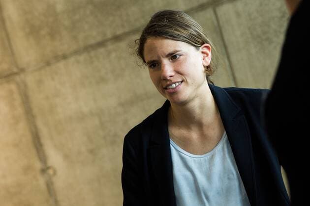 GER, Dortmund, Deutsches Fussballmuseum, Saisoneröffnung Allianz Frauen-Bundesliga, 28.08.2017, Deutsches Fussballmuseum , Dortmund, GER, Dortmund, Deutsches Fussballmuseum, Saisoneröffnung Allianz Frauen-Bundesliga, , im Bild picture shows Annike Krahn (Deutsches Fussballmuseum), nordphotox xRauch nph00251