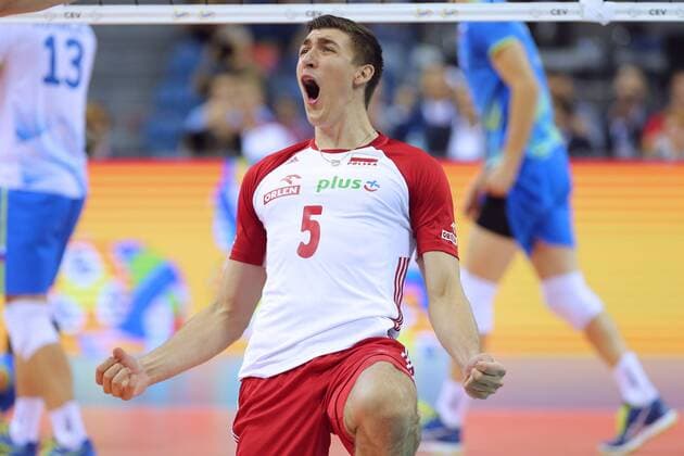 30.08.2017 KRAKOW TAURON ARENA, SIATKOWKA LOTTO EUROVOLLEY POLAND 2017, MISTRZOSTWA EUROPY W SIATKOWCE MEZCZYZN, POLSKA 2017 (2017 CEV VOLLEYBALL European Championship EM Europameisterschaft - MEN ) (PLAYOF MATCHES GAME POLAND - SLOVENIA) MECZ MECZ PLAYOF POLSKA - SLOWENIA NZ. LUKASZ KACZMAREK FOTO JAKUB PIASECKI CYFRASPORT NEWSPIX.PL --- Newspix.pl  20170830CSJP3019