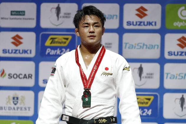 Soichi Hashimo (JPN), AUGUST 30, 2017 - Judo : SUZUKI World Judo Championships Budapest 2017 Men s -73kgMedal Ceremony at Budapest Arena in Budapest, Hungary. Noxthirdxpartyxsales  (qdwa056908)