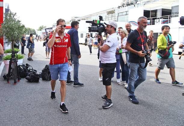 Sebastian Vettel (Scuderia Ferrari), Grosser Preis von Italien 2017, Rennen, Motorsport, Formel 1, 31.08.2017, Monza Copyright: xNeisx Eibner-Pressefotox EP_ans