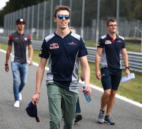 Daniil Kwjat (Scuderia Toro Rosso) bei der Streckenbesichtigung, Grosser Preis von Italien 2017, Rennen, Motorsport, Formel 1, 31.08.2017, Monza Copyright: xNeisx Eibner-Pressefotox EP_ans